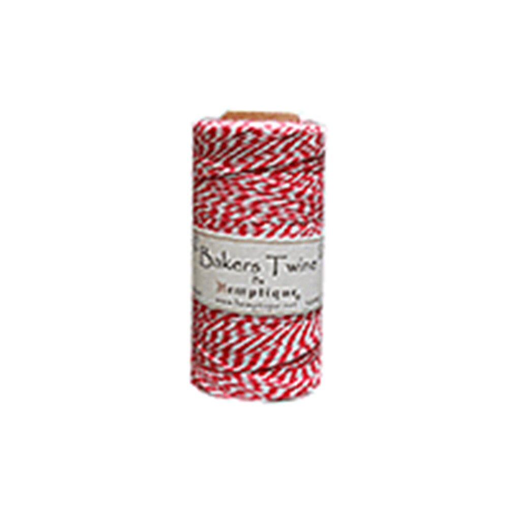 Red, Twine/Thread/Cord, Art & School, Hemptique, Red White, Baker's, 410', 6276